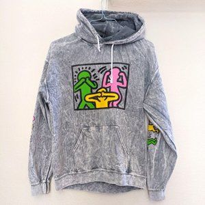 Keith Herring Unisex Hoodie Sweatshirt Size S Adult